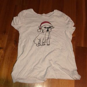 Christmas Bulldog Tee